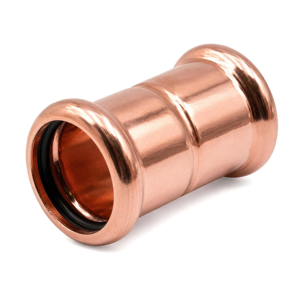 LavaPlumb Copper Pressfit Straight Coupler - 28mm LavaPlumb