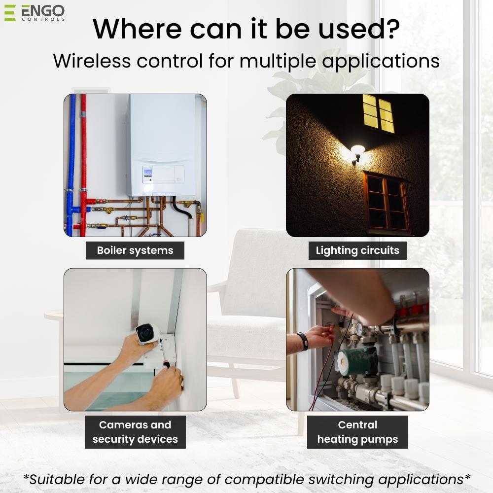 ENGO ETR-868 ELINK Wireless RF Relay 16A ENGO Controls - Feature Detail