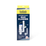 FlushDaddy NP254 Toilet Dual Flush Valve 1.5 Inch and 2 Inch Universal Push Button LavaTap