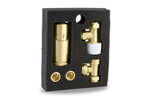 NO - Kartell BR-TRV301A Design Twin Pack TRV Brushed Brass Angled Kartell