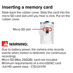ENGO ECAM Solar WiFi Smart Camera 4MP Outdoor Solar Battery ENGO Controls - Top View