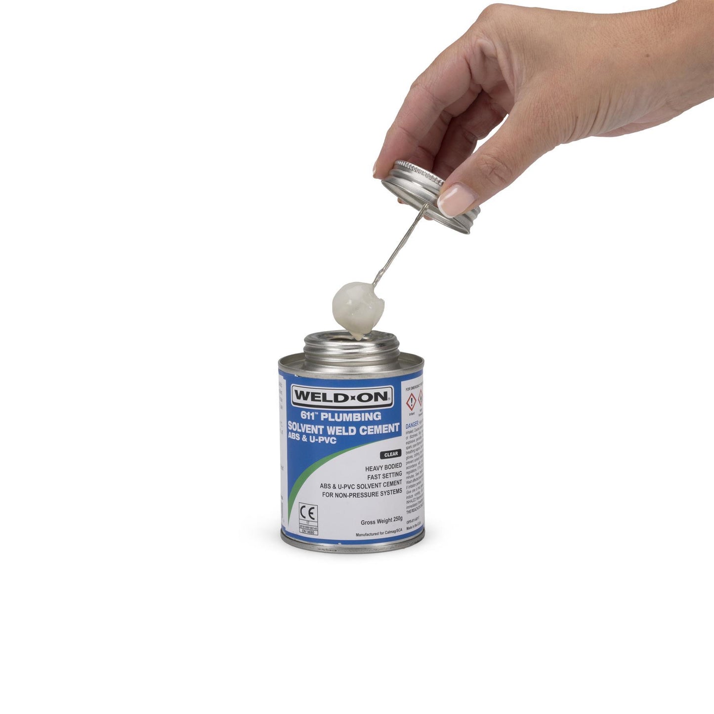 OPENBOX - Weld-On Solvent Cement For ABS And PVC Plastic Plumbing Pipe 250ml Weld-On