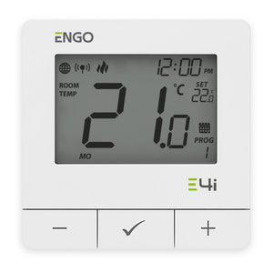 ENGO E4i Wi-Fi Smart Thermostat 230V Wired - White or Black