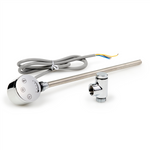 Dual Fuel Kit Thermostatic 300W Towel Rail Heating Element - Chrome Lava Wholesale