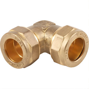 15mm Compression Elbow Brass 90 Degree