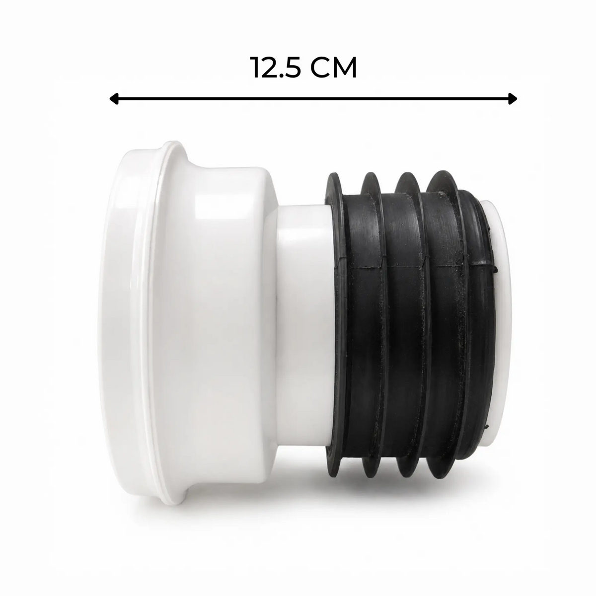 Short Rigid BTW Toilet Straight Pan Connector 4 Inch Back to Wall WC Connector LavaTap