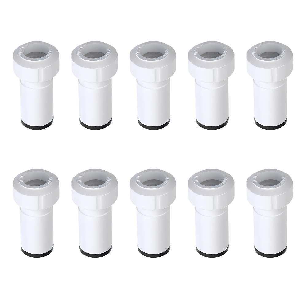 LavaPlumb Push Fit 22mm to 15mm Reducer White - 10 Pack LavaPlumb