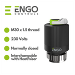 ENGO E30NC-230 Thermal Actuator 230V M30x1.5 ENGO Controls - Feature Detail