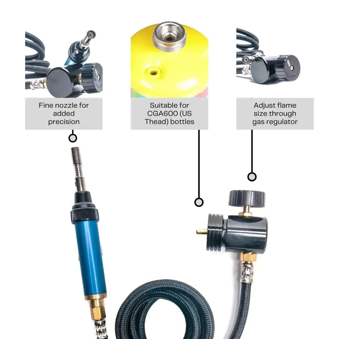 Lead welding kit with 2 x 400g MAPP gas – view 2