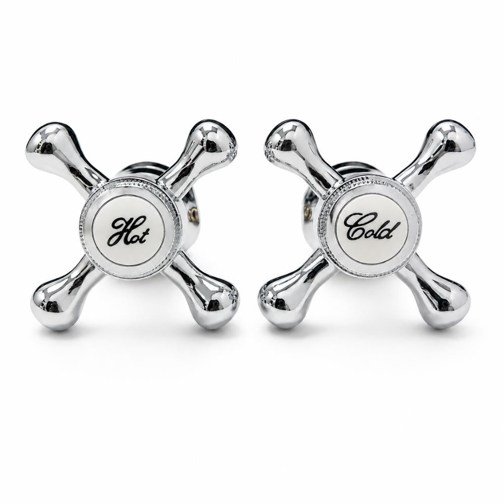 Cross Head Chrome Plated Tap Conversion Kit Lava
