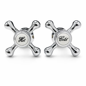 Cross Head Chrome Plated Tap Conversion Kit