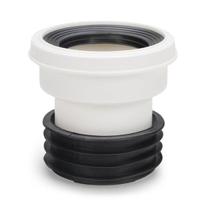 Short Rigid BTW Toilet Straight Pan Connector 4 Inch Back to Wall WC Connector