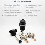 Fernox TF1 Complete System Filter 22mm Magnetic Boiler Filter for Central Heating Systems