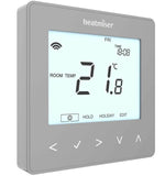 Heatmiser NeoStat V2 Programmable Wired Thermostat  (Platinum Silver)