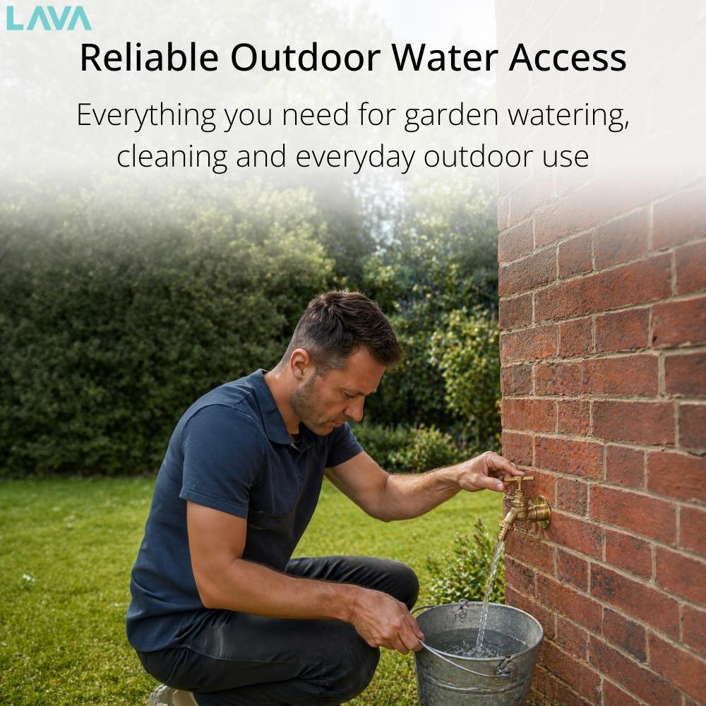 Outside Tap 1/2 Inch  Bibtap WRAS Approved Double-Check Valve LavaTap