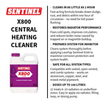 Sentinel X100 Inhibitor and X800 Cleaner Central Heating Treatment Kit LavaStore