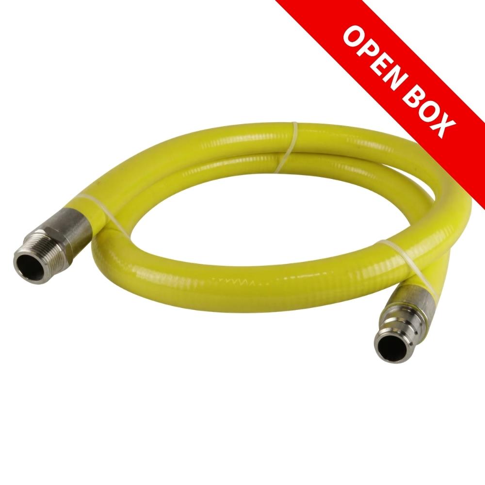 OPENBOX - Salvus 3/4 Inch Catrehose Yellow Gas Hose 1 Metre Lava