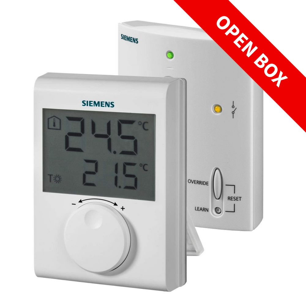 OPENBOX - Siemens RDH100RF/SET Wireless Room Thermostat & Receiver Siemens