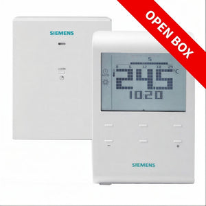 OPENBOX - Siemens RDE100.1RF 7 Day Wireless Programmable Thermostat and Receiver