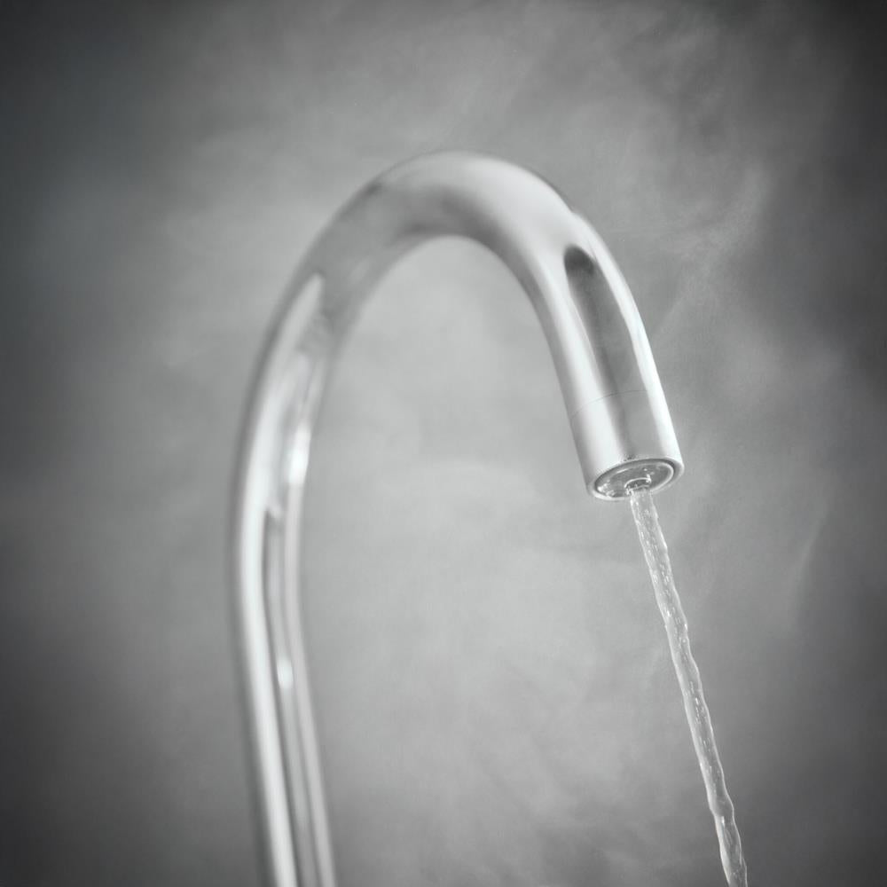 LavaTap Chrome 3-in-1 Swan Neck Boiling Water Tap (Tap Only) LavaTap - Rear View