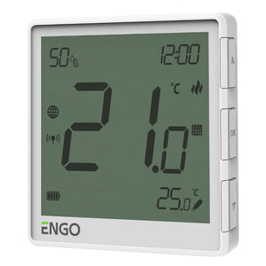 ENGO Controls EONE-BATW ZigBee Wireless Smart Thermostat - White