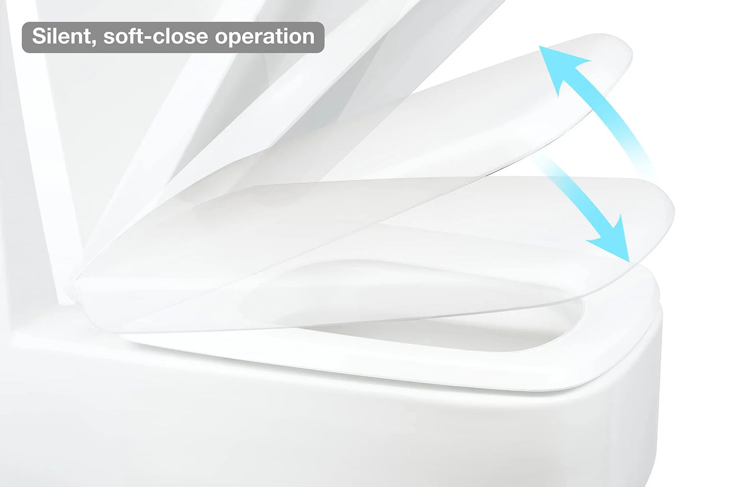 OPENBOX - Toilet Seat Soft Close Square Shape - NV TSNAVSCSQ NAV Navigator