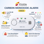 Kidde K5CO Carbon Monoxide Alarm | 10-Year Sensor & Battery Operated CO Detector