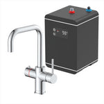 LavaTap Chrome 3-in-1 Square Neck Boiling Water Tap Kit