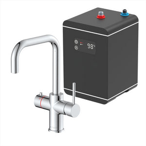 LavaTap Chrome 3-in-1 Square Neck Boiling Water Tap Kit