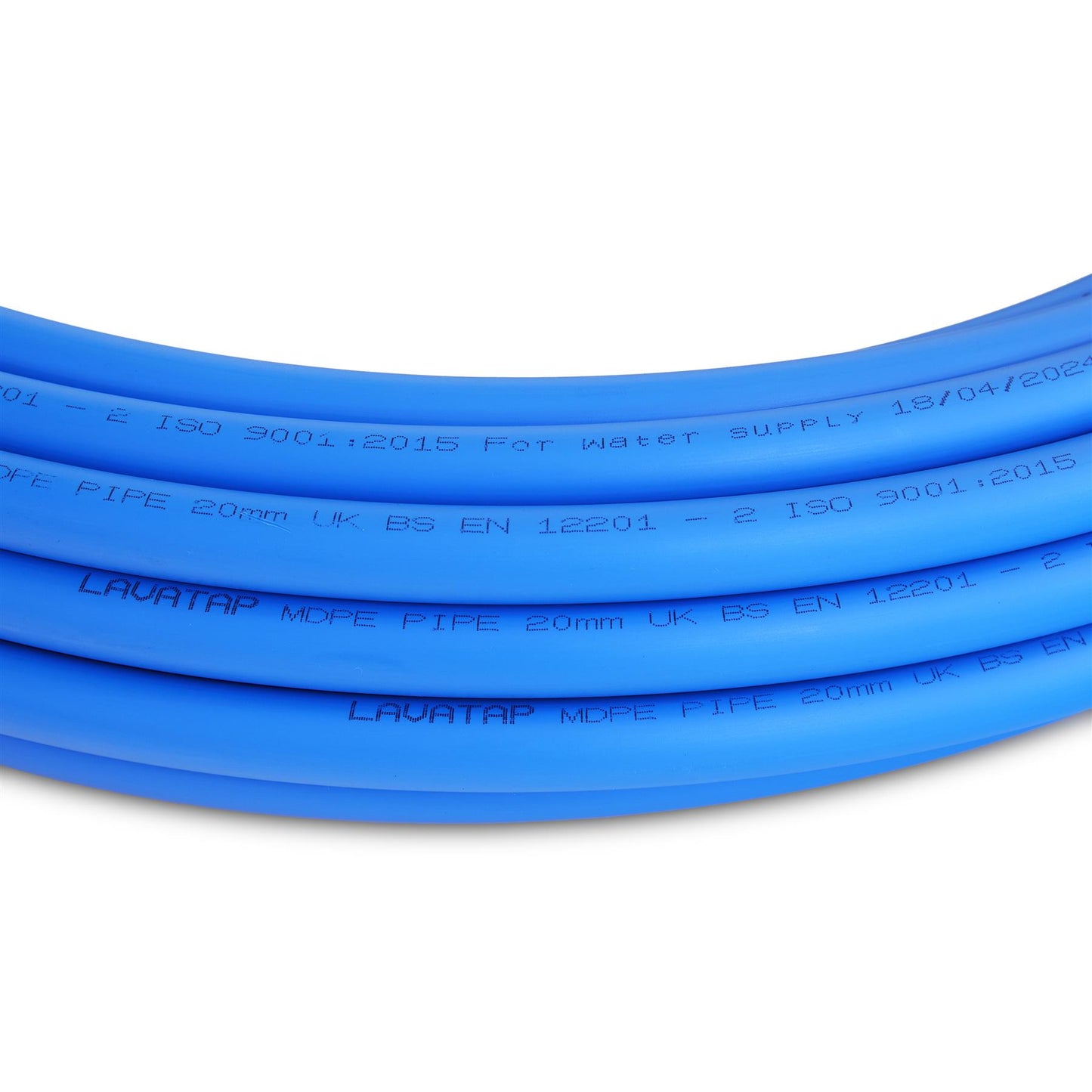 LavaTap 20mm MDPE Pipe Blue 25m Roll