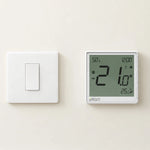 ENGO EONE-230 white thermostat – installed on the wall