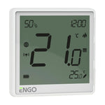 ENGO EONE battery ZigBee smart thermostat, white