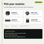 EONE battery version works through an ENGO ZigBee receiver