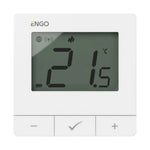 ENGO E25-BAT white battery thermostat