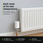 ENGO ETRV-M30 smart Zigbee thermostatic radiator valve, M30 x 1.5 – side view