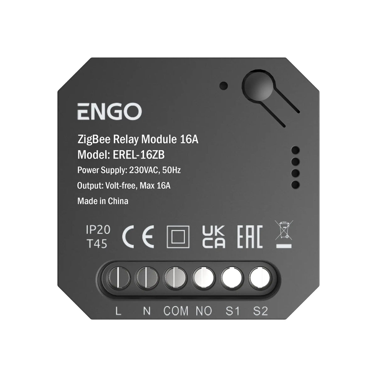 ENGO EREL-16ZB ZigBee relay – front view