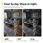 ENGO ECAM indoor camera – day and night view