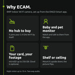 ENGO ECAM indoor camera – key features