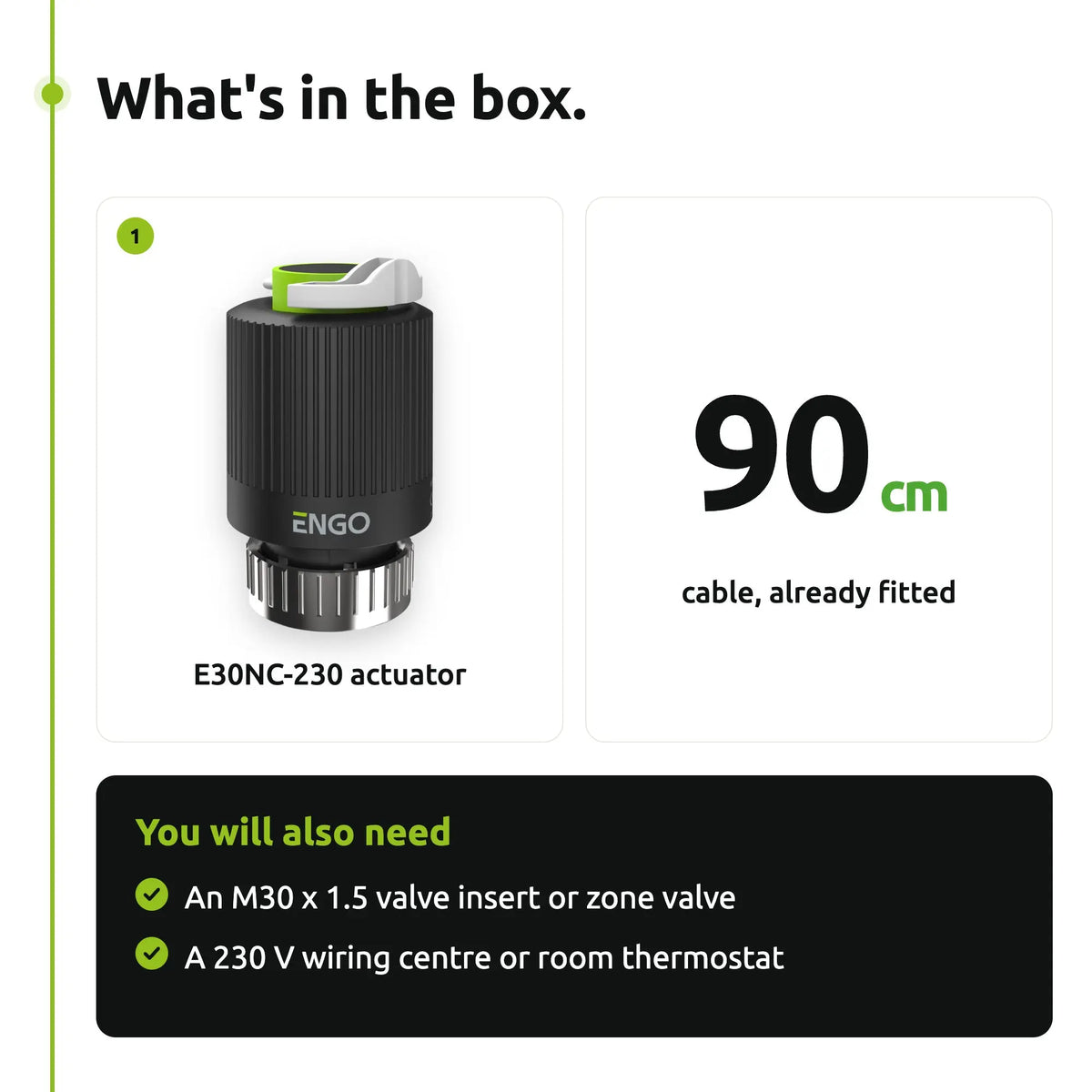 ENGO E30NC-230 thermal actuator