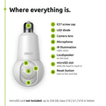 ENGO ECAM-E27 light-bulb camera – parts