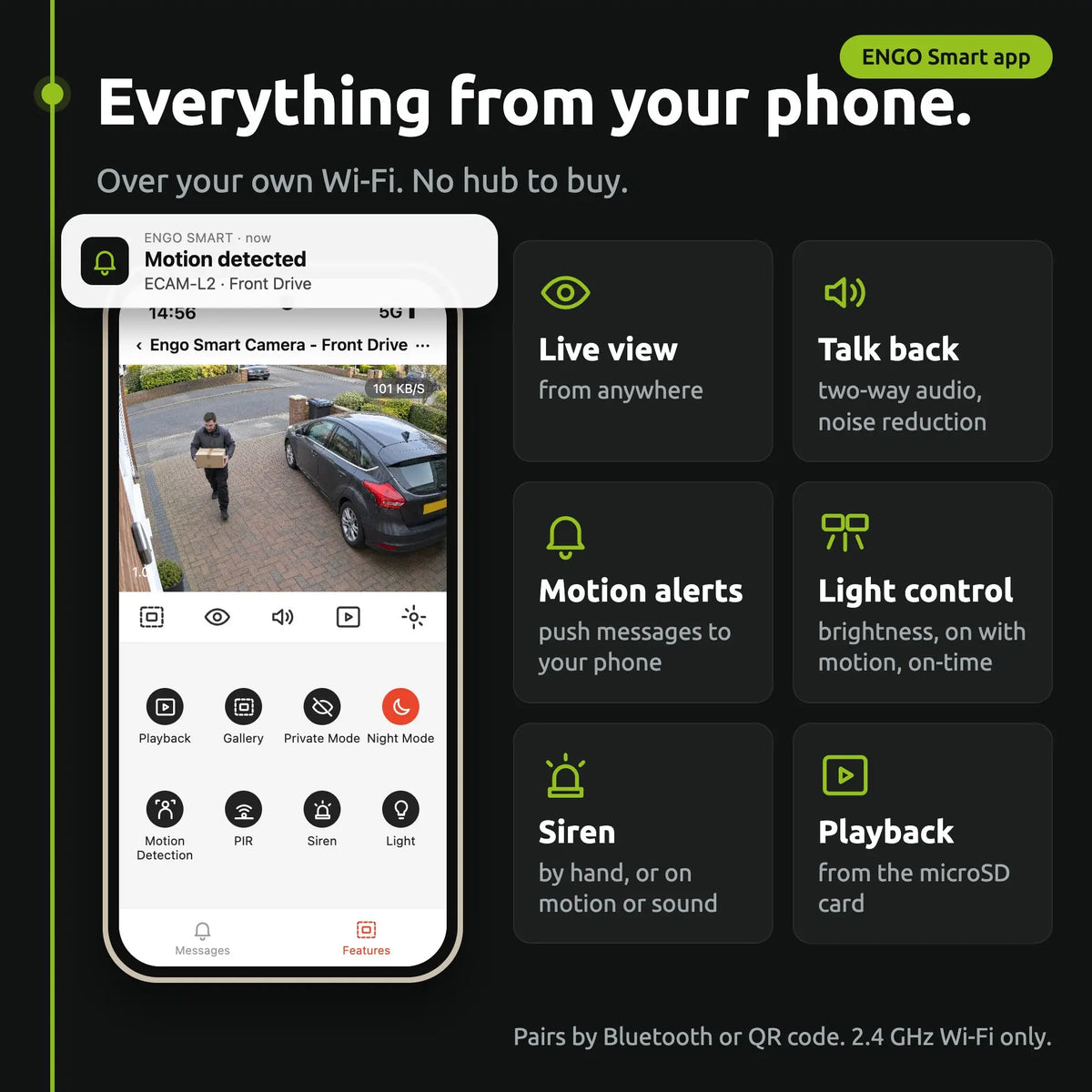 ENGO ECAM-L2 floodlight camera – ENGO Smart app