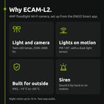 ENGO ECAM-L2 floodlight camera – key features