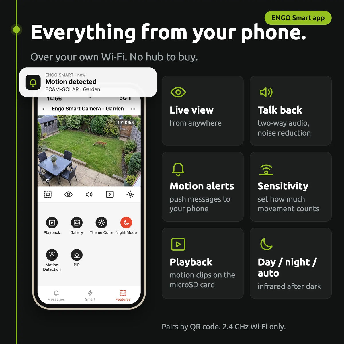 ENGO ECAM-SOLAR solar camera – ENGO Smart app