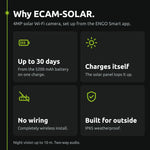 ENGO ECAM-SOLAR solar camera – key features