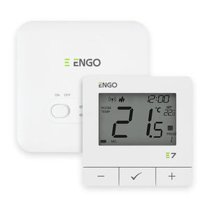 ENGO E7-RF Wireless Thermostat - White or Black