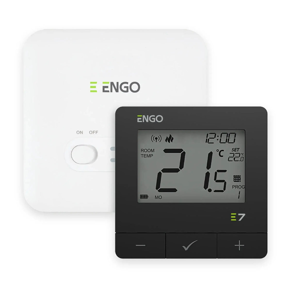 ENGO E7-RF wireless thermostat, black