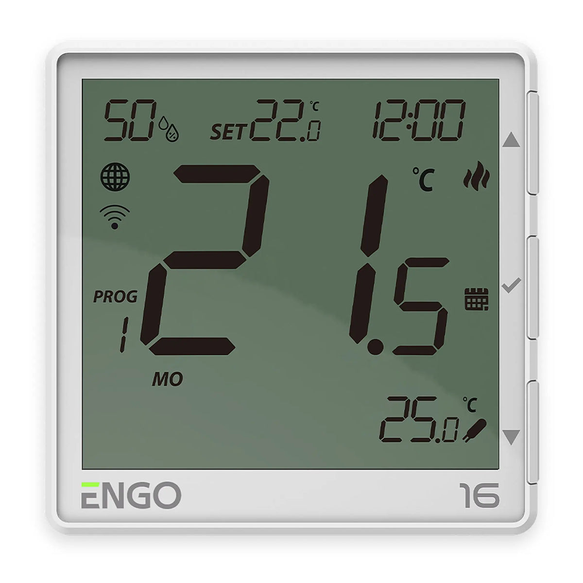 ENGO EONE-16 Wi-Fi underfloor heating thermostat, white