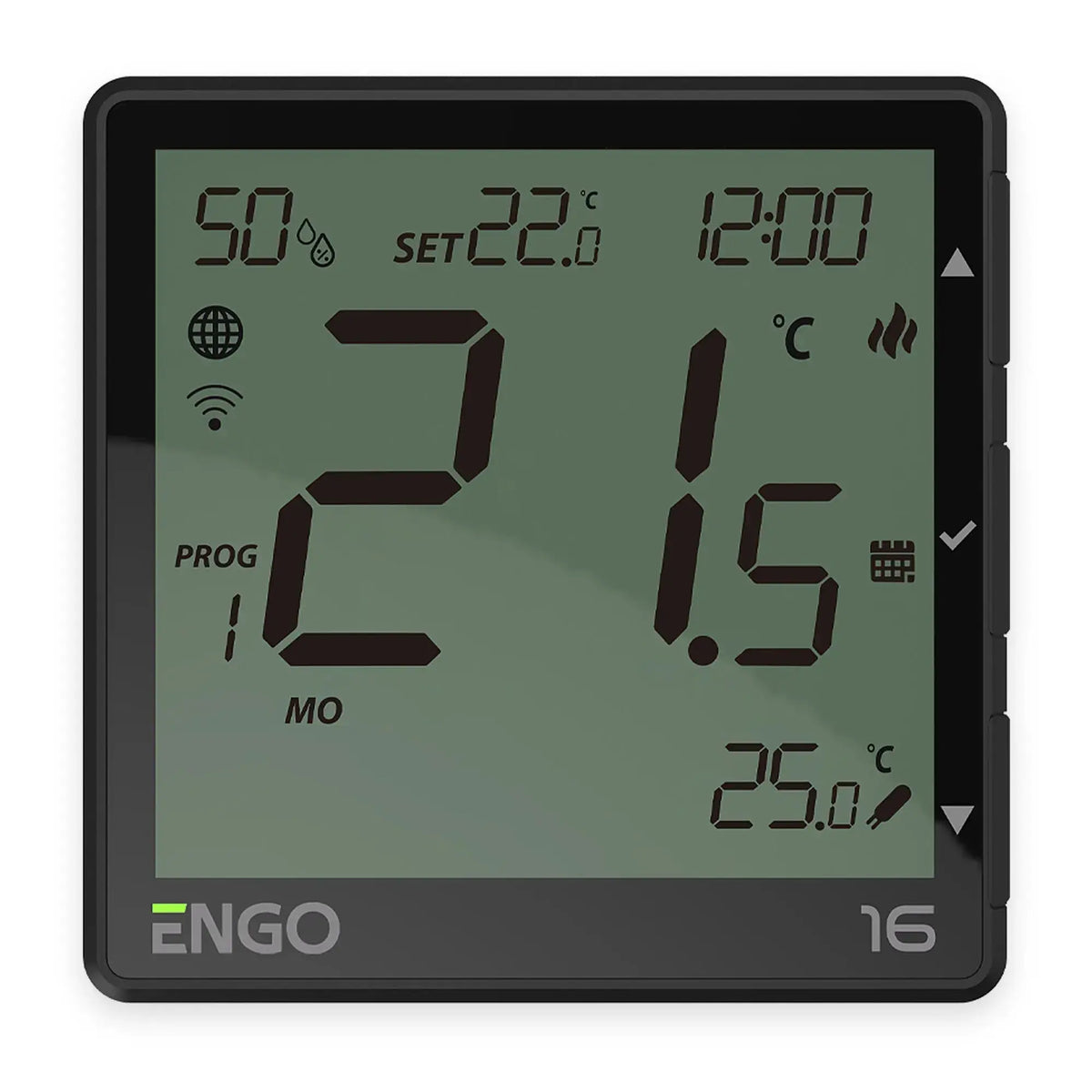 ENGO EONE-16 Wi-Fi smart thermostat 16A, black