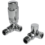 LavaTherm TRV Chrome Thermostatic Radiator Valve - Corner LavaTherm - Product Overview