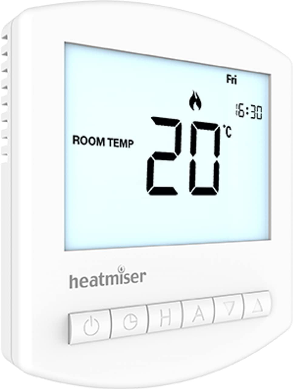 Heatmiser Slimline RF V3 Wireless Programmable Thermostat